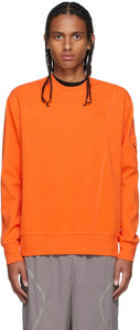 A-COLD-WALL* Orange Essential Compass Pocket Sweatshirt - Sweat-shirt de poche de boussole essentiel orange * - 콜드 벽 * 오렌지 필수 나침반 포켓 스웨트
