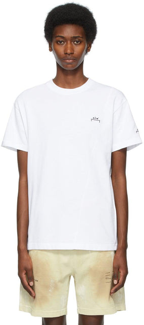 A-COLD-WALL* White Essential Crewneck T-Shirt - T-shirt de Crewneck Essentiel Blanc Blanc * - 콜드 벽 * 흰색 필수 crewneck 티셔츠