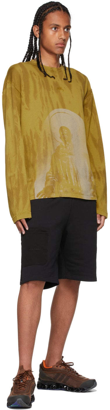 A-COLD-WALL* Yellow Erosion Long Sleeve T-Shirt