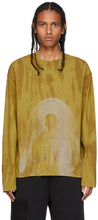 A-COLD-WALL* Yellow Erosion Long Sleeve T-Shirt - T-shirt à manches longues à l'érosion jaune * - 콜드 벽 * 노란색 침식 긴 소매 티셔츠