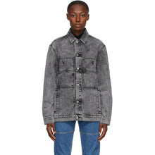 Ã‰tudes Black Guest Acid Wash Jacket