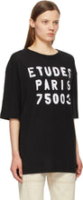 Ã‰tudes Black Museum Stencil T-Shirt