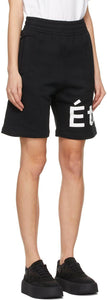 Ã‰tudes Black Tempera Shorts
