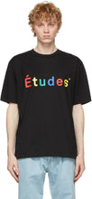 Ã‰tudes Black Wonder Multico T-Shirt - T-shirt Multico T-shirt Multico Wonder Noir - Ã ‰ 엿 같은 검은 궁금한 멀티 티셔츠