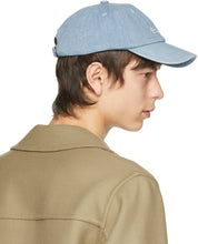 Ã‰tudes Blue Denim Booster Logo Cap