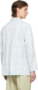 Ã‰tudes Blue Denim Jacquard Excursion Jacket