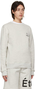Ã‰tudes Grey Story Logo Sweatshirt