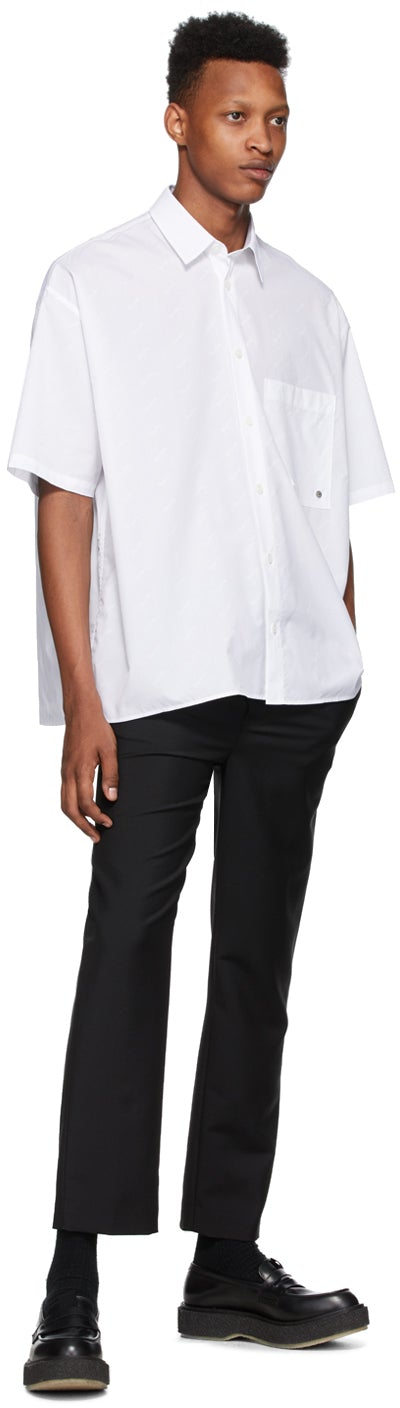 Ã‰tudes White Illusion Monogram Shirt