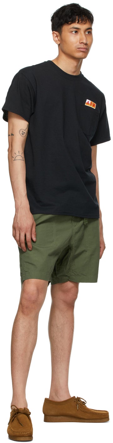 AÃ¯E Black Logo Pocket T-Shirt