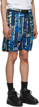 AÃ¯E Blue Stripe Motif EZ Shorts