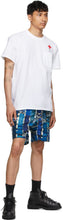 AÃ¯E Blue Stripe Motif EZ Shorts