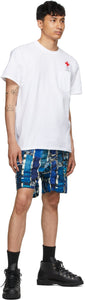 AÃ¯E Blue Stripe Motif EZ Shorts