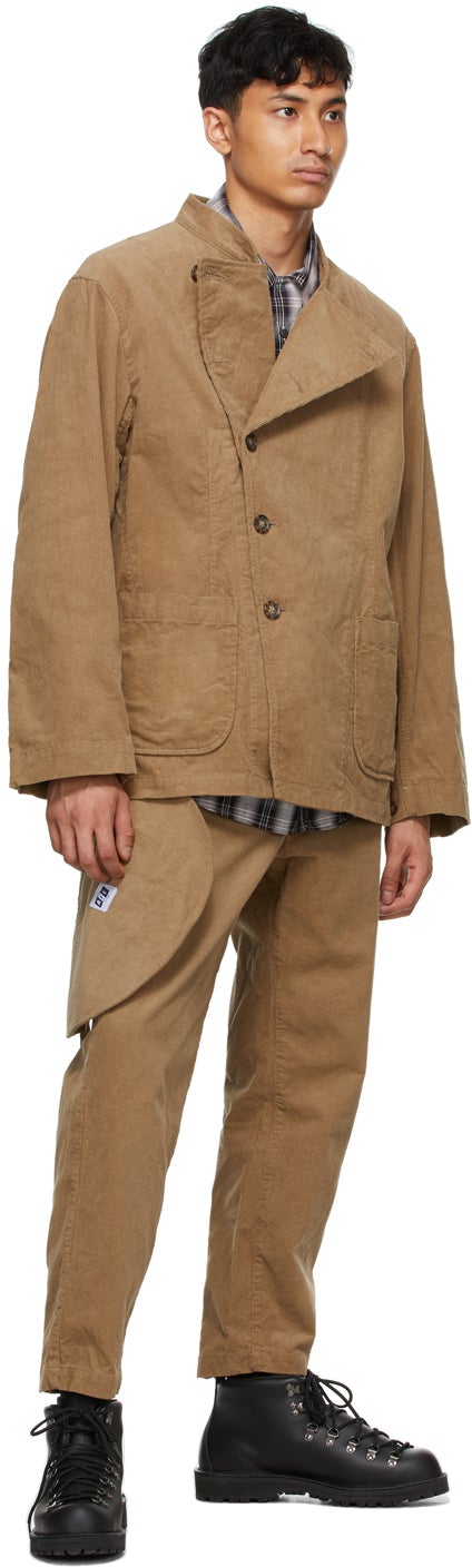 AÃ¯E Khaki Corduroy BNG Trousers
