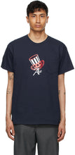 AÃ¯E Navy Printed Pocket T-Shirt - T-shirt de poche imprimé de la marine Aël - 네이비는 포켓 티셔츠를 인쇄했습니다