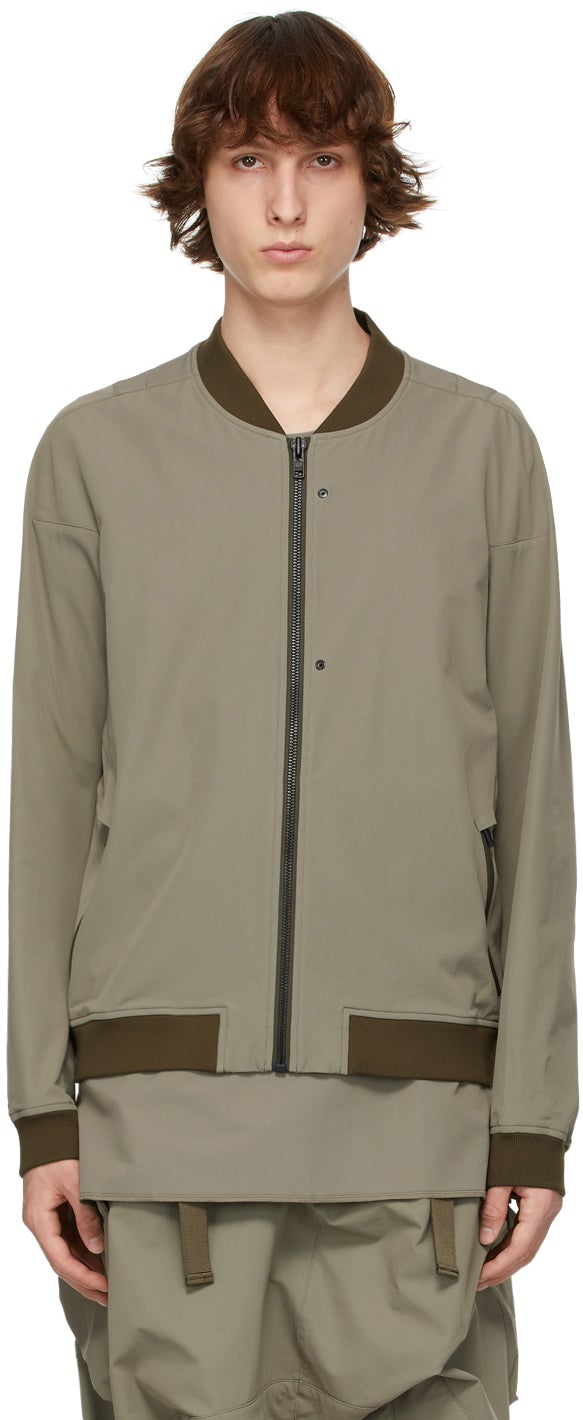 ACRONYM Khaki J90-DS Bomber Jacket - Veste Bomber J90-DS acronyme Khaki J90-DS - 약어의 Khaki J90-DS 폭격기 자켓