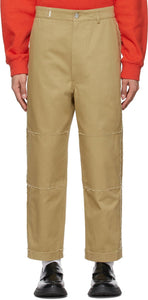 ADER error Beige Kerly Trousers - ADER Erreur Pantalon Beige Kerly - Ader 오류 베이지 kerly 바지
