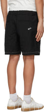 ADER error Black Distressed Shorts