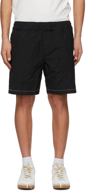 ADER error Black Distressed Shorts - ADER ERROR ERROR - Ader 오류 검정색 고민 반바지