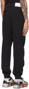 ADER error Black Duct Tape Lounge Pants