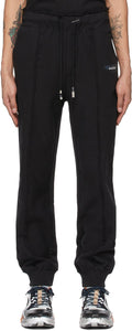ADER error Black Duct Tape Lounge Pants - ADER Erreur pantalon de salon de canal de conduit noir - Ader 오류 블랙 덕트 테이프 라운지 바지