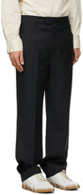 ADER error Black Wool Cut-Out Trousers