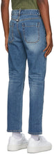 ADER error Blue Collage Pollshing Jeans