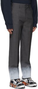 ADER error Grey Wool Pollution Trousers
