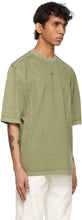 ADER error Khaki Needle Logo T-Shirt