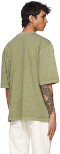 ADER error Khaki Needle Logo T-Shirt