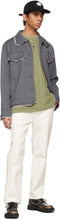 ADER error Khaki Needle Logo T-Shirt
