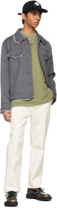 ADER error Khaki Needle Logo T-Shirt