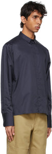 ADER error Navy Croll Shirt