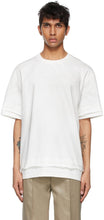 ADER error White Needle Logo Layered T-Shirt - Ader Erreur T-shirt en couches de logo d'aiguille blanche - Ader 오류 흰색 바늘 로고 계층화 된 티셔츠