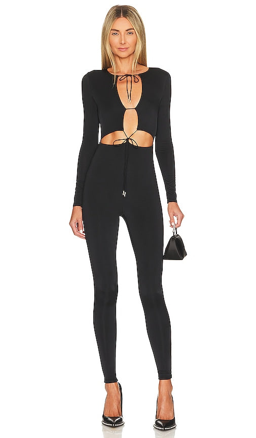 AFRM Joshua Jumpsuit in Black Afrm Joshua Suit en noir 阿夫姆·约书亚（Afrm Joshua）穿着黑色