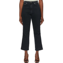 AGOLDE Black Pinch Waist High Rise Kick In Realm Jeans