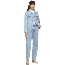 AGOLDE Blue Baggy Mid Rise Pleated Oversized Jeans - Agolde Blue Baggy Midgeau Engagement Jeans surdimensionnés plissés - Agolde Blue Baggy 중간 상승 Pleated 대형 청바지