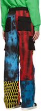 AGR SSENSE Exclusive Multicolor Hand-Printed Cargo Pants