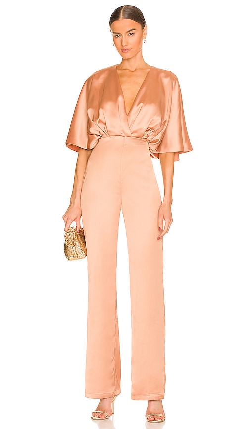 AIIFOS Amal Jumpsuit in Beige Combinaison Aiifos Amal en beige Aiifos Amal连身裤穿着米色