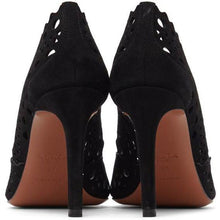 ALAÃA Black Suede Vienne Heel