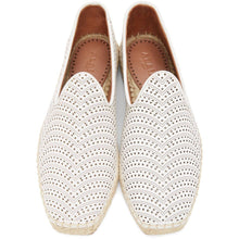 ALAÃA Off-White Micro Vienne Vague Openwork Espadrilles