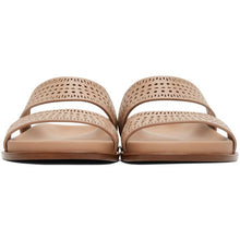 ALAÃA Pink Vienne Vague Flat Mules