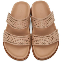 ALAÃA Pink Vienne Vague Flat Mules