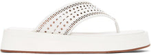 ALAÃA White Vienne Plastron Platform Sandals - Alaã a blanc Vienne Plateforme Plateforme Sandales - AlaÃ는 흰색 비엔나 플라스트론 플랫폼 샌들입니다