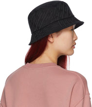 AMBUSH Black Canvas Logo Bucket Hat