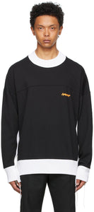 AMBUSH Black Fleece Panel Sweatshirt – BlackSkinny