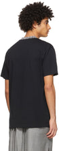 AMBUSH Black Monogram Rib Collar T-Shirt