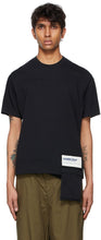 AMBUSH Black Packable New Waist Pocket T-Shirt - T-shirt de poche à la taille Noir embuscade - 매복 블랙 패키지 새로운 허리 주머니 티셔츠