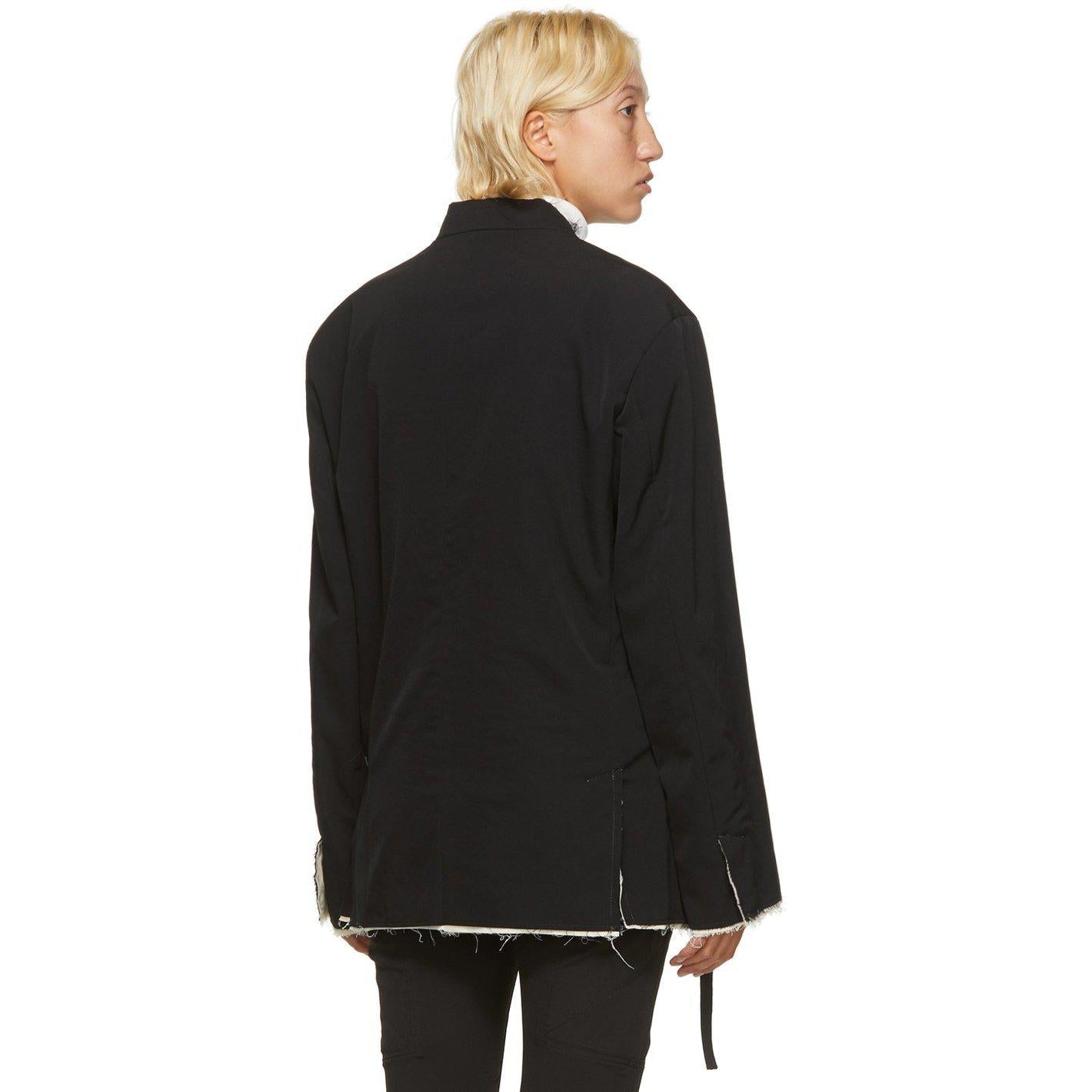 AMBUSH Black Raw Kimono Blazer – BlackSkinny