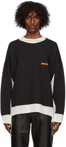 AMBUSH Navy Mix Sweatshirt - Sweat-shirt de mélange de marine d'embuscade - 매복 해군 믹스 스웨터
