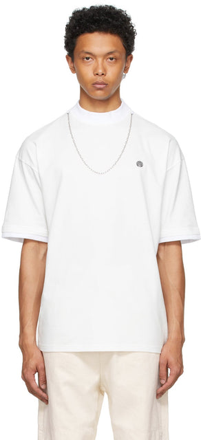 AMBUSH White Chain T-Shirt - T-shirt de la chaîne de l'embuscade - 매복 화이트 체인 티셔츠